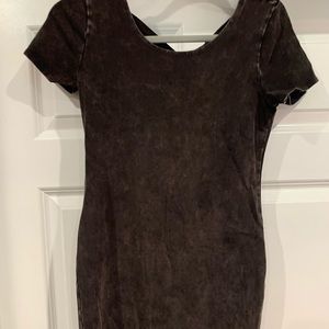 Black/ grey wash dress